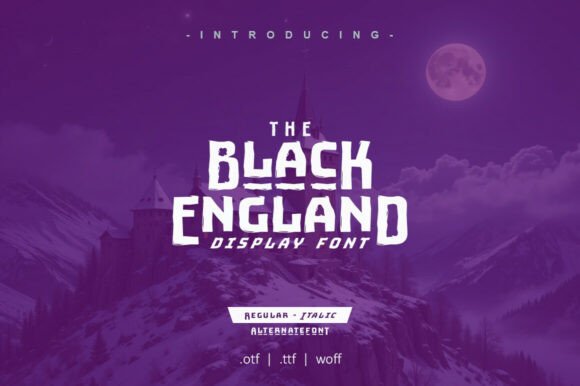 Black England: A Bold Font for Creative Makers