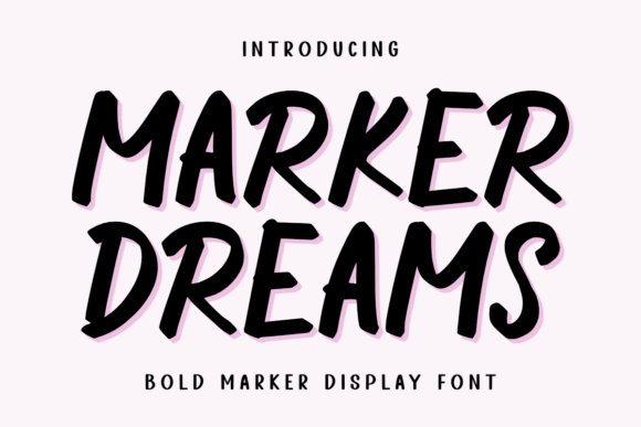 Boost Your Brand with Marker Dreams Font