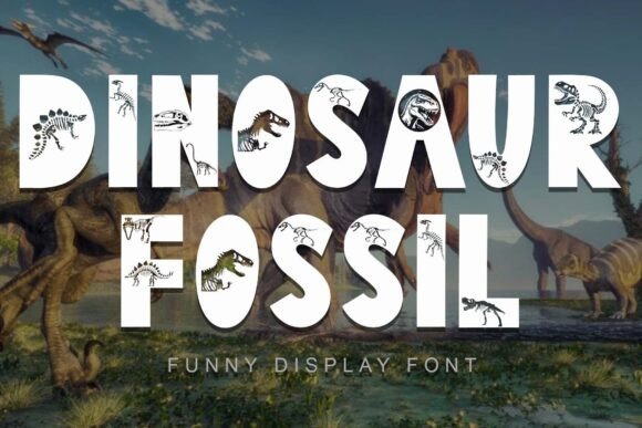 Bring Your Web Design to Life with Dinosaur Fossil Font