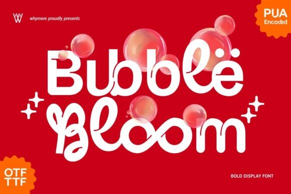 Bubble Bloom: A Joyful Font for Creative Web Design