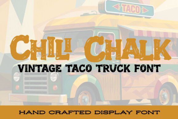 Chili Chalk: A Bold, Vintage-Style Font for Web Design