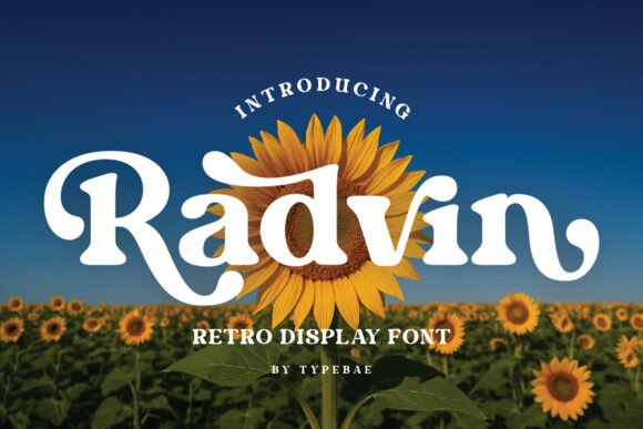 Discover Radvin: A Bold Retro Typeface for Editorial Design