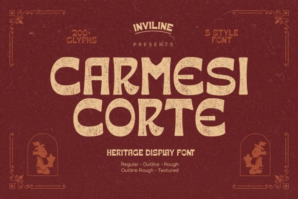 Discovering Carmesi Corte: A Bold Heritage Display Font