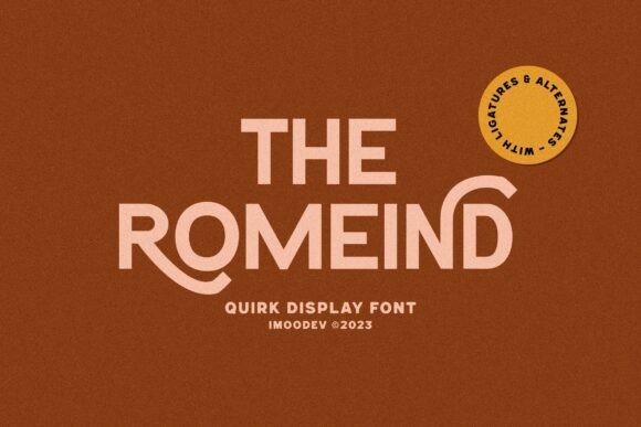 Discovering The Romeind: A Font for Editorial Elegance