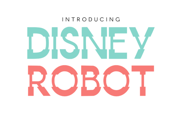 Disney Robot: A Dynamic Font for Engaging Campaigns