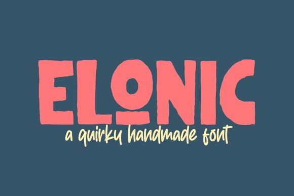 Elonic: A Friendly and Clean Display Font for Editorial Design
