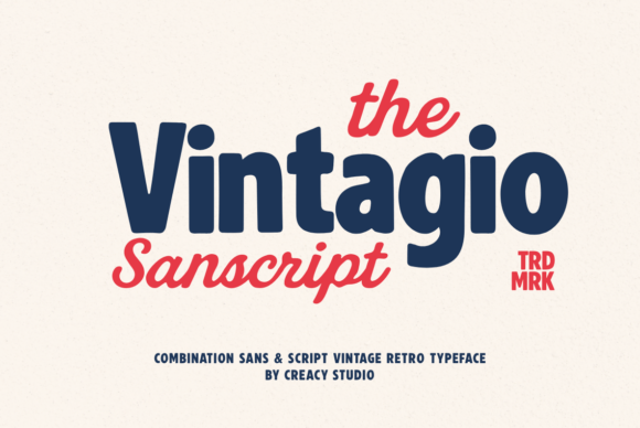 Enhance Your Brand with Vintagio Sanscript Duo Font