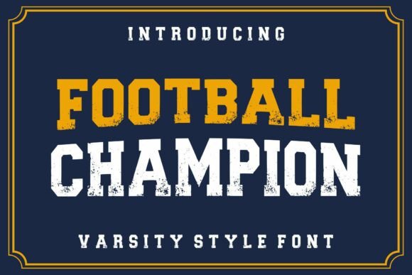 Footballchampion Regular: A Bold Font for Impactful Campaigns