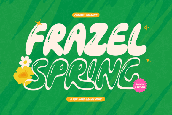 Frazel Spring: A Playful Hand-Drawn Font for Fresh Designs