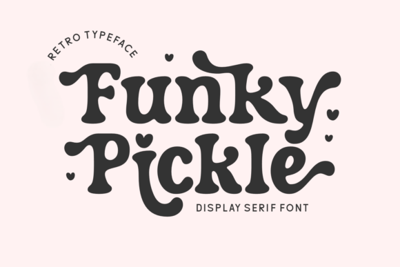 Funky Pickle: A Groovy Display Font for Editorial Flair