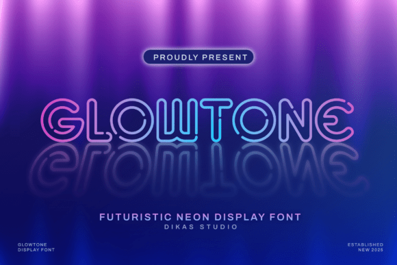 Glowtone: The Perfect Neon Sign Font for Crafters