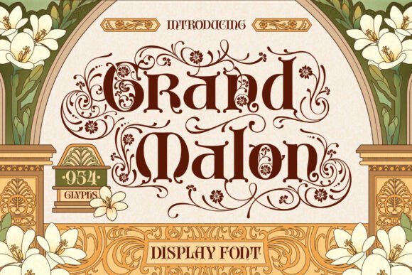 Grand Malon: A Gothic Display Font for Timeless Elegance