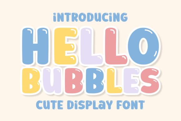 Hello Bubbles: A Playful Font for Engaging Web Design