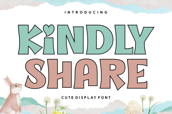 Kindly Share: A Versatile Display Font for Editorial Design