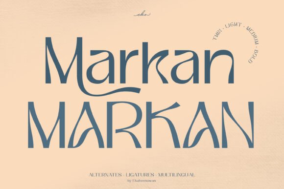 Markan: A Unique Display Font for Eye-Catching Web Designs