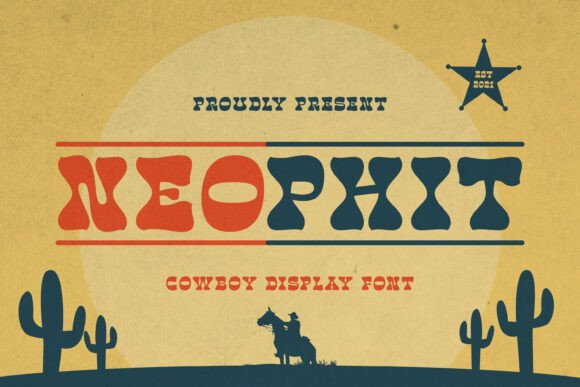 Neophit: A Retro Display Font for Bold Web Designs