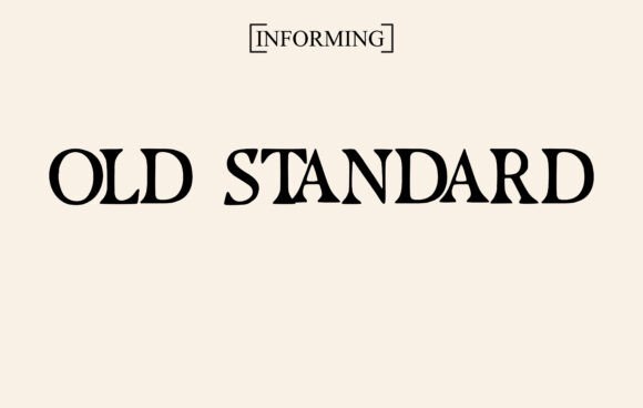 Old Standard: A Font to Elevate Your Brand