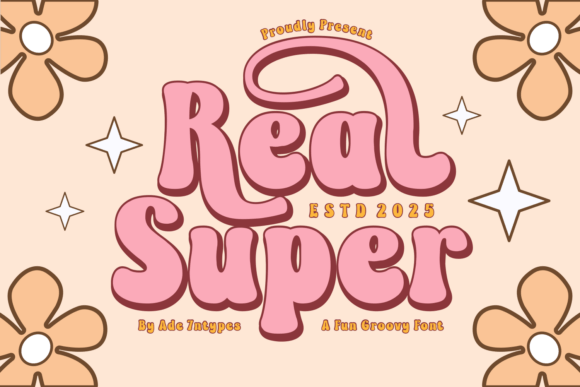 Real Super: A Nostalgic Display Font for Modern Editorial Design