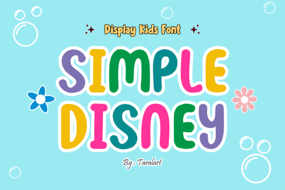Simple Disney: A Cheerful Display Font for Web Design