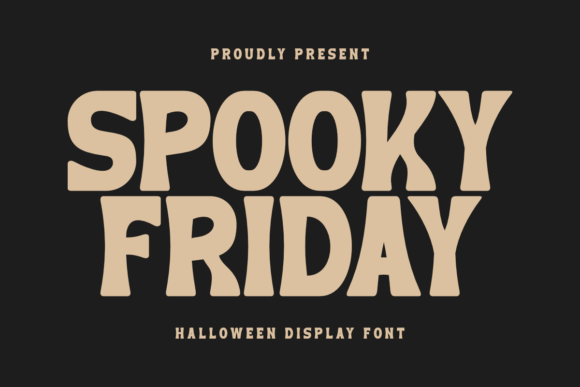 Spooky Friday: A Playful Display Font for Engaging Design