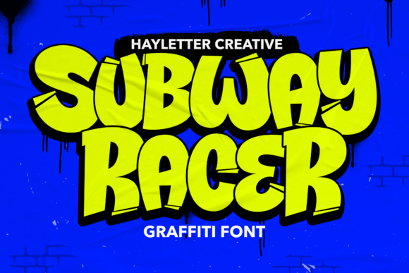 Subway Racer: A Bold Graffiti Font for Eye-Catching Designs
