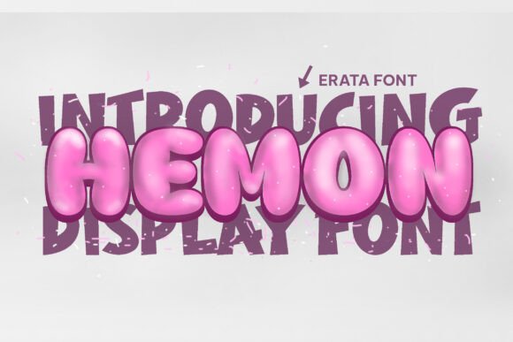 Transform Your Brand with Hemon: A Fun, Bubble-Style Font