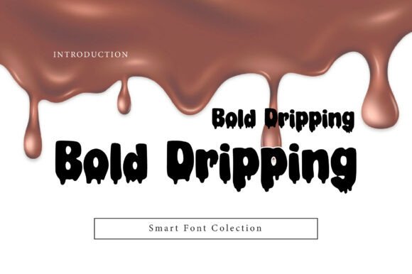 Unleash Creativity with Bold Dripping: A Spooky Display Font