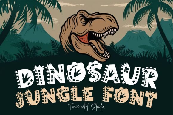 Unleash Creativity with Dinosaur Jungle Font
