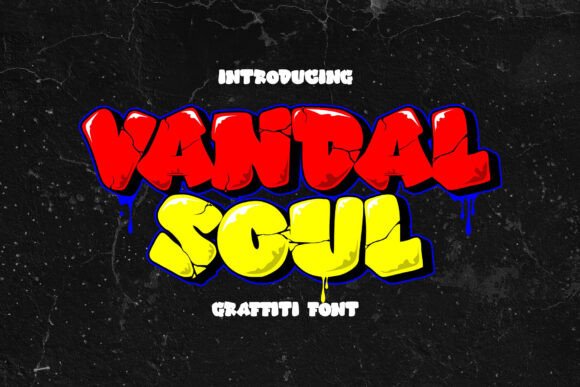 Vandal Soul: A Bold Graffiti Font for Creative Web Design