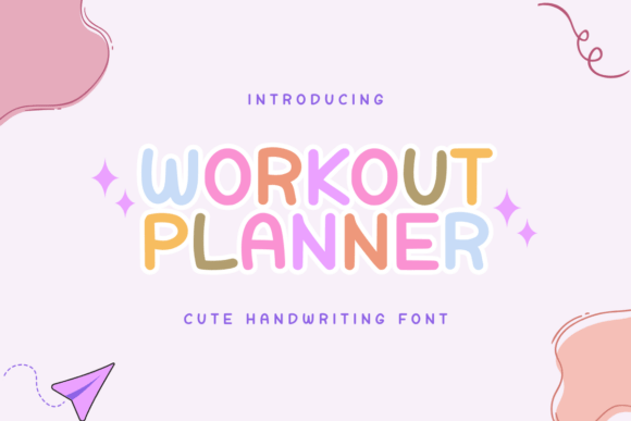 Workour Planner: A Cheerful Font for Active Branding